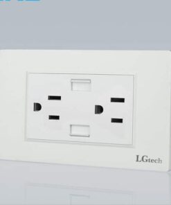 Ổ điện gắn tường mặt đôi có cổng USB | LG-G1.1-118 7