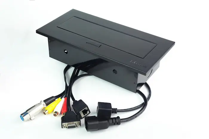 Ổ âm bàn phòng họp chất liệu kim loại cao cấp LG-AS1107-AB 2 Ổ âm bàn phòng họp chất liệu kim loại cao cấp LG-AS1107-AB 7