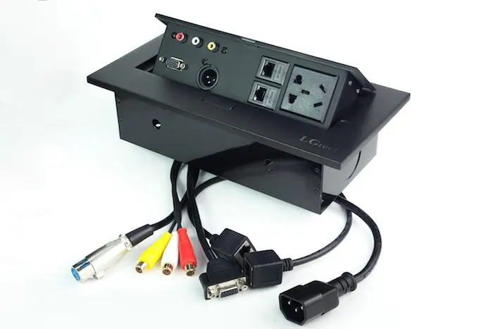 Ổ âm bàn phòng họp chất liệu kim loại cao cấp LG-AS1107-AB 1 Ổ âm bàn phòng họp chất liệu kim loại cao cấp LG-AS1107-AB 6