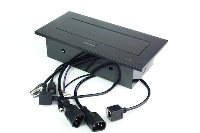 Hộp ổ cắm lắp âm bàn kim loại cao cấp LG-AS1108-AB 1 Hộp ổ cắm lắp âm bàn kim loại cao cấp LG-AS1108-AB 5