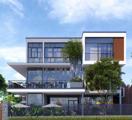 TOP 10 bản vẽ mặt bằng biệt thự nghỉ dưỡng đẹp bậc nhất 2024 13 Bản vẽ mặt bằng biệt thự 3 tầng vừa ở vừa kinh doanh