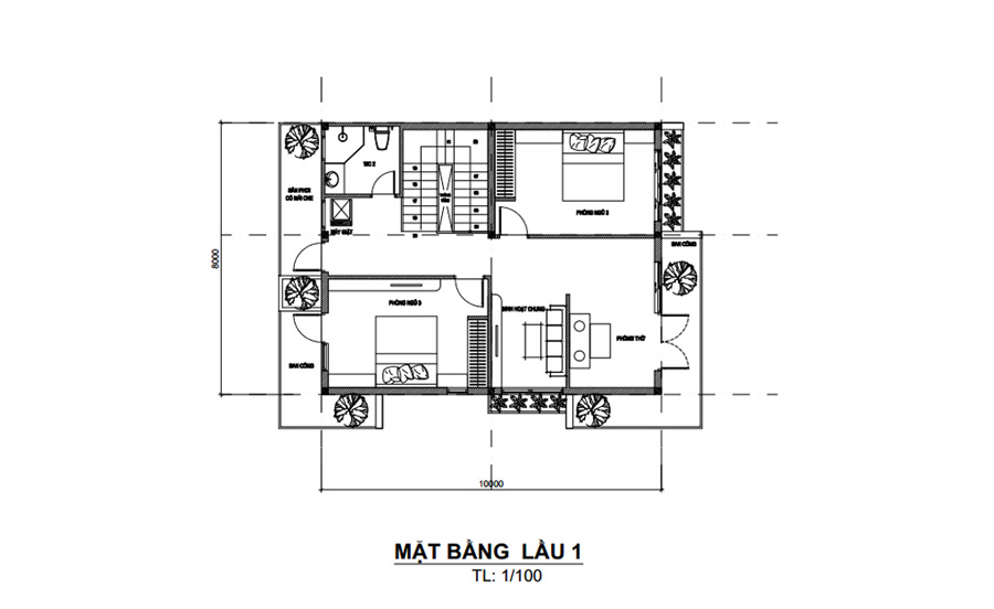 ban-ve-mat-bang-lau-1-nha-1-tret-1-lau-400-trieu Bản vẽ mặt bằng lầu 1