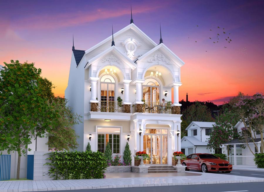 biet-thu-phap-2-tang-2-mat-tien-2 Mẫu biệt thự Pháp 2 tầng 2 mặt tiền