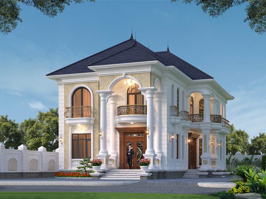 Hệ cửa biệt thự Pháp