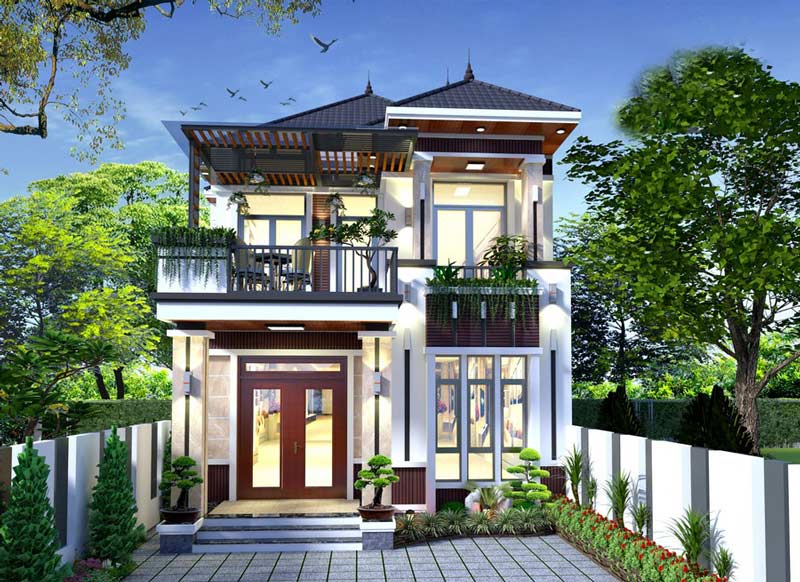 Nhà phố 2 tầng 8x15m