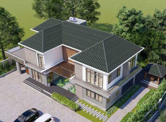 TOP 10 bản vẽ mặt bằng biệt thự nghỉ dưỡng đẹp bậc nhất 2024 9 Mặt bằng biệt thự nghỉ dưỡng 2 tầng ở nông thôn