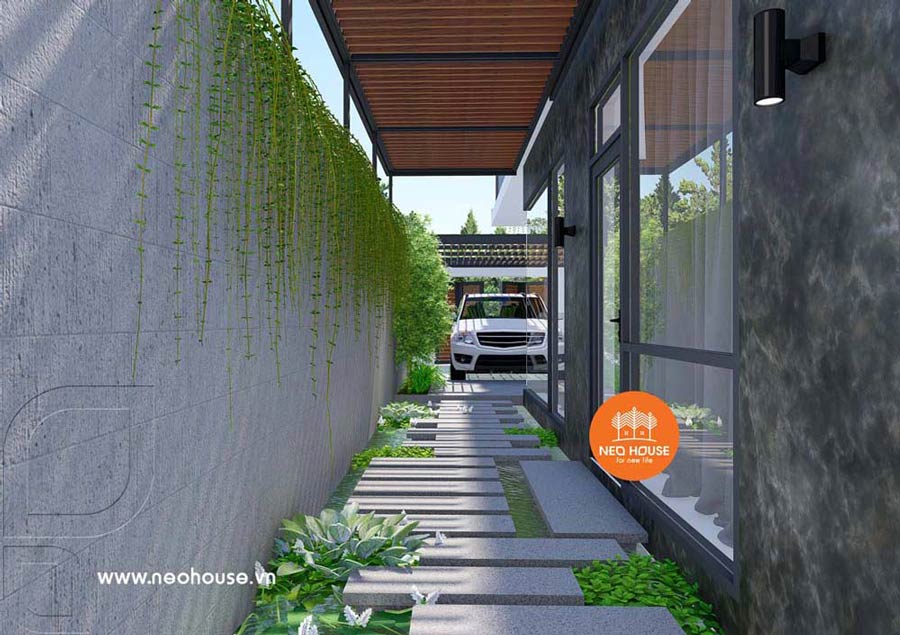 mat-bang-biet-thu-san-vuon-2-tang-1-tum-2 Mặt bằng biệt thự sân vườn 2 tầng 1 tum không gian mở