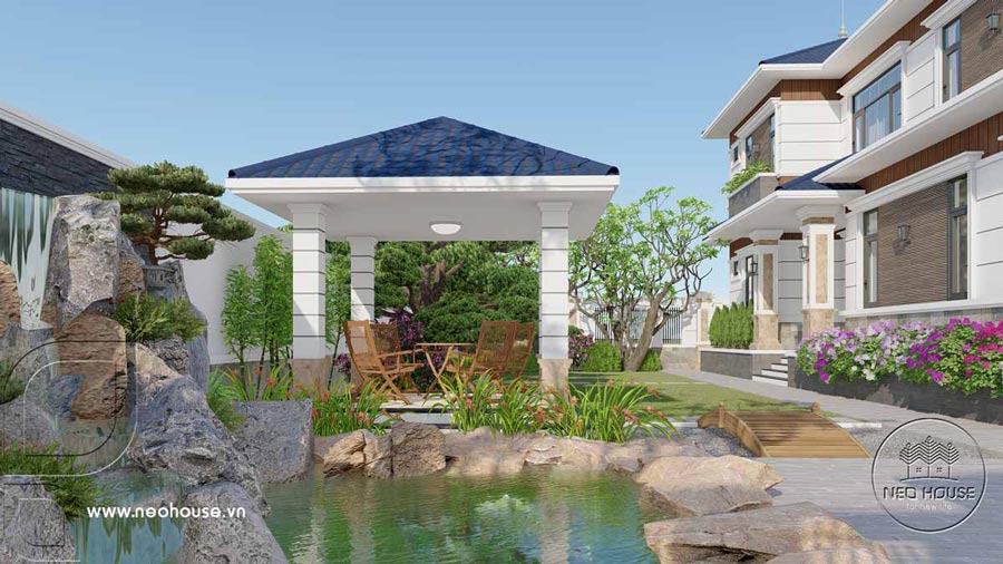 mat-bang-biet-thu-san-vuon-2-tang-mai-thai-1 Bản vẽ mặt bằng biệt thự sân vườn 2 tầng mái thái