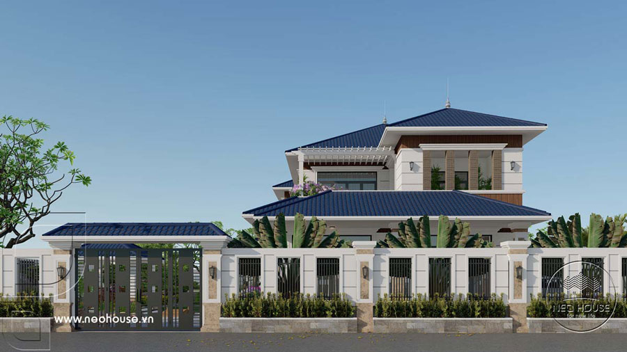 mat-bang-biet-thu-san-vuon-2-tang-mai-thai Bản vẽ mặt bằng biệt thự sân vườn 2 tầng mái thái