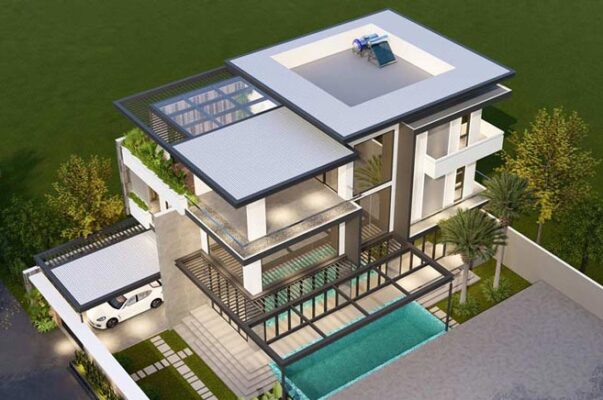 35+ Mẫu mặt bằng biệt thự 200m2 đẹp được yêu thích nhất 12 Mặt bằng biệt thự sân vườn mái bằng