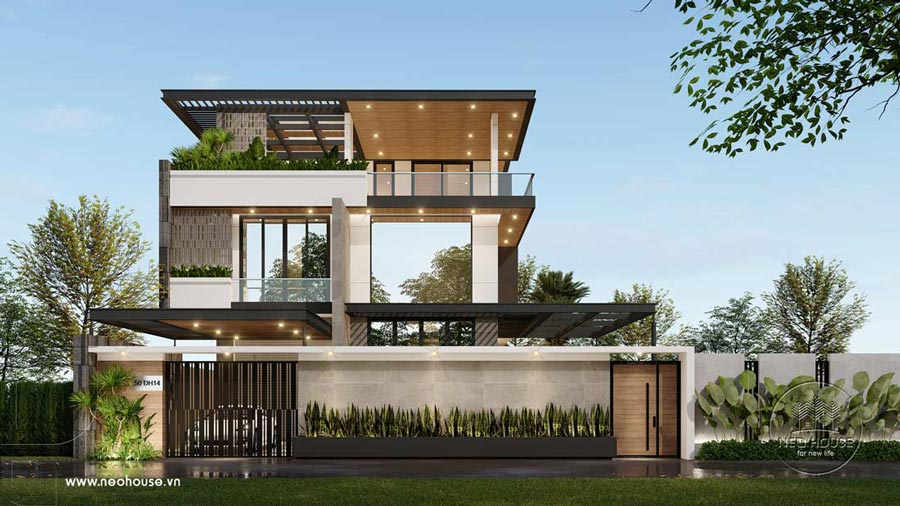 mat-bang-biet-thu-san-vuon-mai-bang Mặt bằng biệt thự sân vườn mái bằng