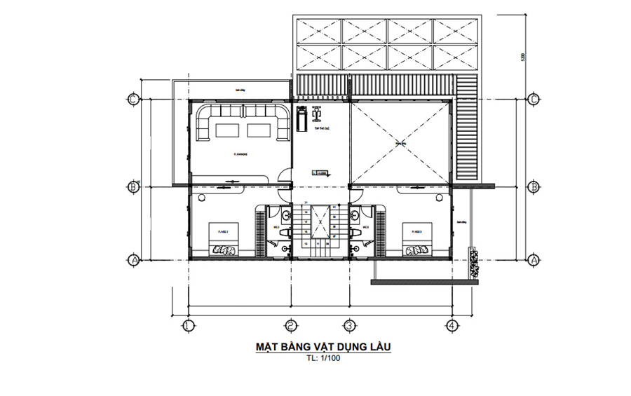 mat-bang-lau-1-biet-thu-nghi-duong-3-tang-hien-dai Mặt bằng biệt thự nghỉ dưỡng 3 tầng hiện đại với công năng lầu 1