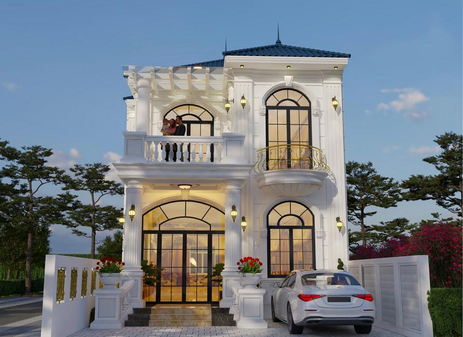 mau-biet-thu-1-tret-1-lau-tan-co-dien-7 Mẫu biệt thự 1 trệt 1 lầu tân cổ điển