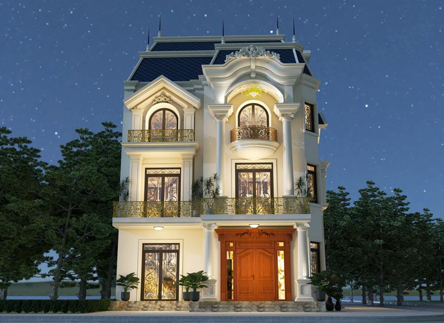 mau-biet-thu-3-tang-kieu-phap-2-mat-tien-1 Thiết kế biệt thự kiểu Pháp 3 tầng 2 mặt tiền