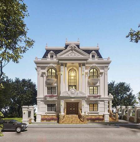 mau-biet-thu-3-tang-tan-co-dien-chau-au-anh-1 Mẫu biệt thự tân cổ điển 3 tầng Châu Âu