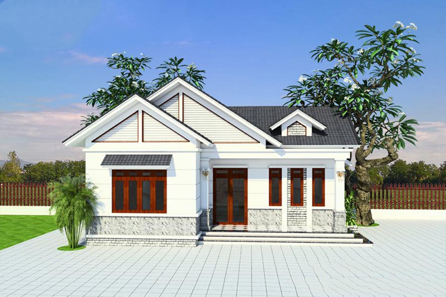 mau-nha-1-tang-3-phong-ngu-80m2 Mẫu nhà 1 tầng 3 phòng ngủ 80m2