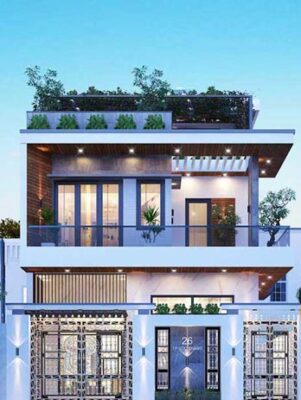 Nhà 1 trệt 1 lầu 7x12