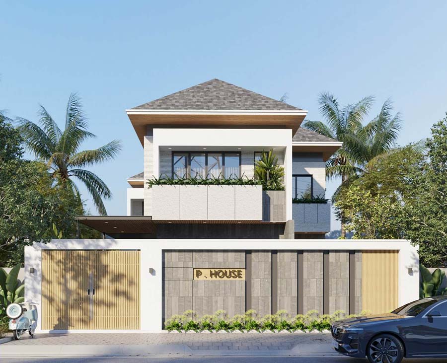 mau-nha-1-tret-1-lau-7x15-co-san-vuon-3 Mẫu nhà 1 trệt 1 lầu 7x15 có sân vườn