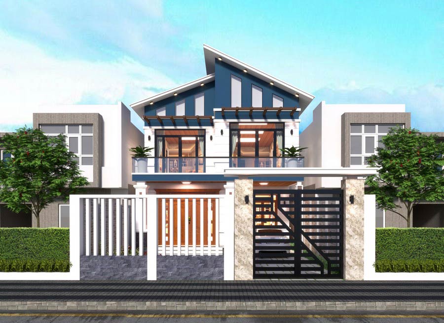 mau-nha-1-tret-1-lau-7x15-mai-lech-1 Mẫu nhà 1 trệt 1 lầu 7x15 mái lệch