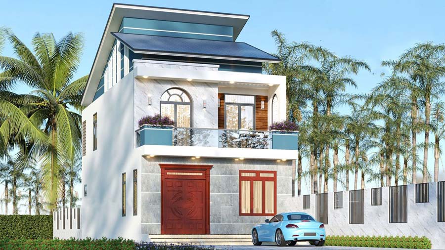 mau-nha-1-tret-1-lau-7x15-mai-lech-2 Mẫu nhà 1 trệt 1 lầu 7x15 mái lệch