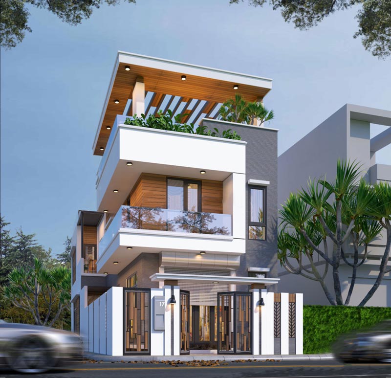 mau-nha-ong-dep-3-tang-7m-4 Mẫu mặt tiền nhà 3 tầng đẹp 7m