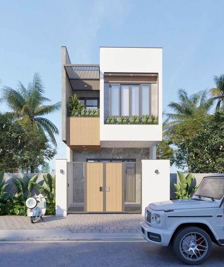 mau-thiet-ke-nha-1-tret-1-lau-5x10m-2 Một số mẫu thiết kế nhà 1 trệt 1 lầu 5x10m đẹp sang trọng khác