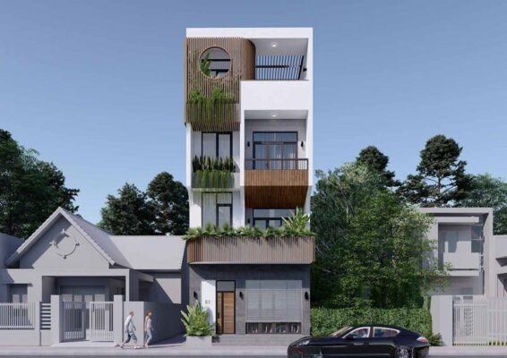 Chiêm ngưỡng mẫu thiết kế nhà ngang 6m dài 7m hiện đại đẹp 2