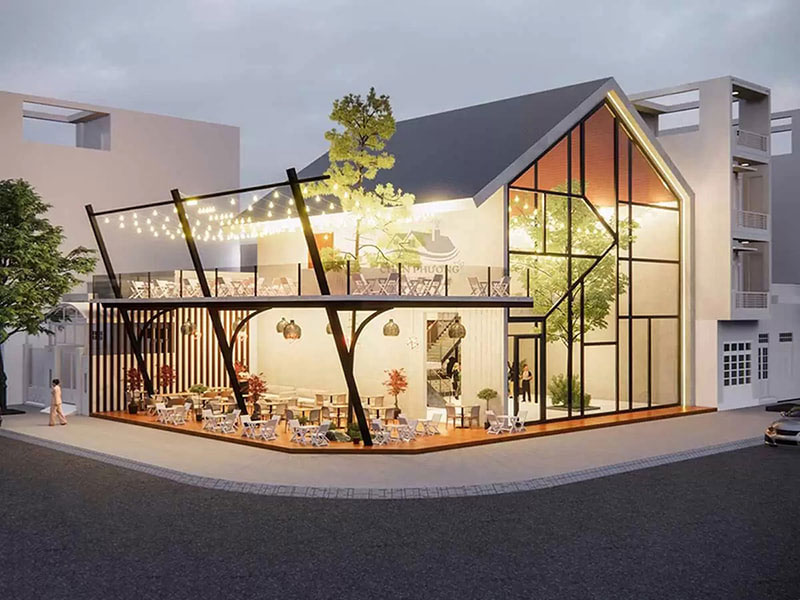 mau-thiet-ke-quan-tra-sua-2-tang-dep-anh-7 Những mẫu thiết kế quán trà sữa 2 tầng được yêu thích nhất