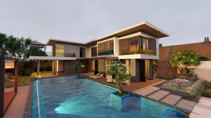 35+ Mẫu mặt bằng biệt thự 200m2 đẹp được yêu thích nhất 5 Nhà biệt thự đẹp có hồ bơi 2 tầng