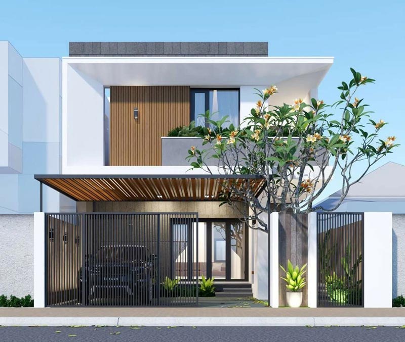 Mẫu nhà phố 2 tầng 8x13. Ảnh 6