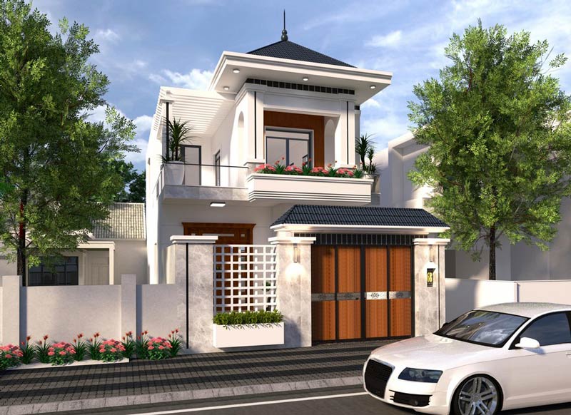 Mẫu nhà phố 2 tầng 8x13. Ảnh 7