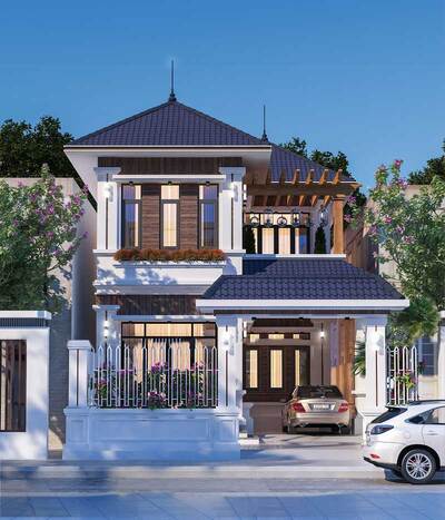 Mẫu nhà phố 2 tầng 8x13. Ảnh 9