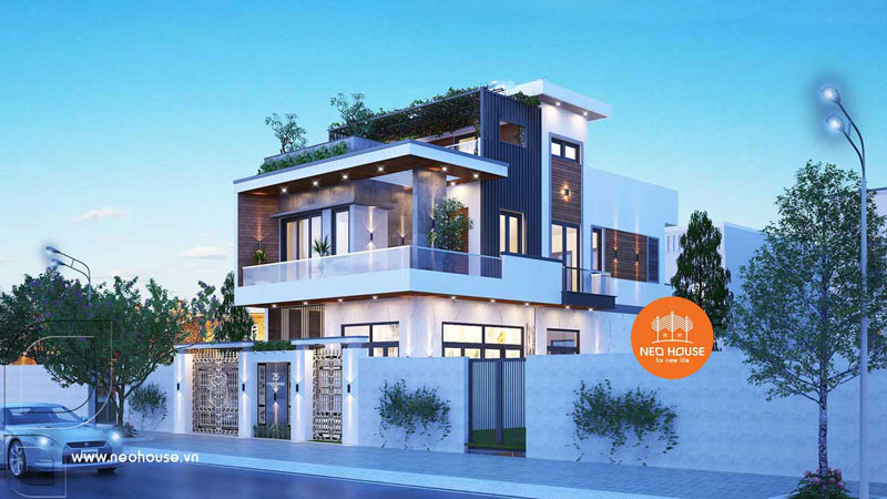 Tính sơ bộ diện tích sàn và dự toán chi phí xây dựng nhà phố