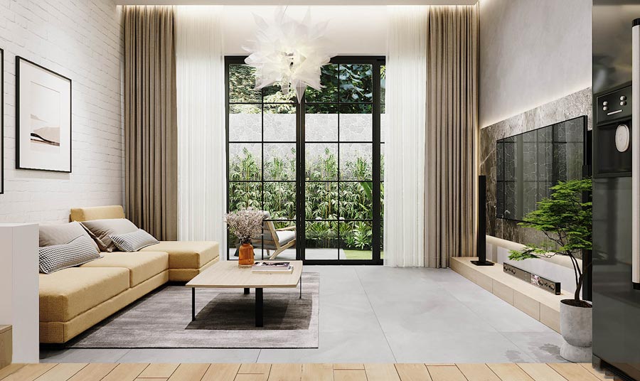 noi-that-nha-4x12-1-tret-1-lau-anh-4 Nội thất phòng khách nhà 4x12m 1 trệt 1 lầu