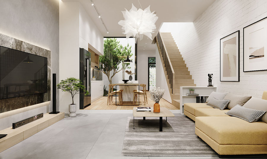 noi-that-nha-4x12-1-tret-1-lau-anh-5 Nội thất phòng khách nhà 4x12m 1 trệt 1 lầu