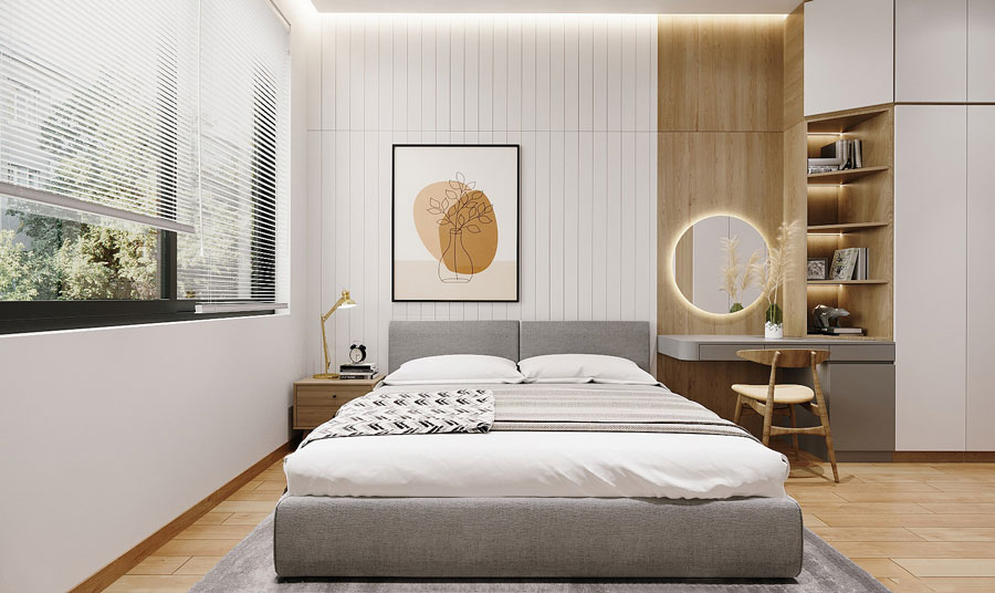 noi-that-nha-4x12-1-tret-1-lau-anh-6 Nội thất phòng ngủ nhà 4x12m 1 trệt 1 lầu