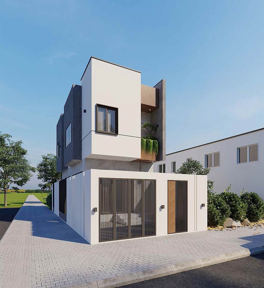 phoi-canh-mau-thiet-ke-nha-1-tret-1-lau-5x10m-1 Phối cảnh mặt tiền mẫu thiết kế nhà 1 trệt 1 lầu 5x10m đẹp