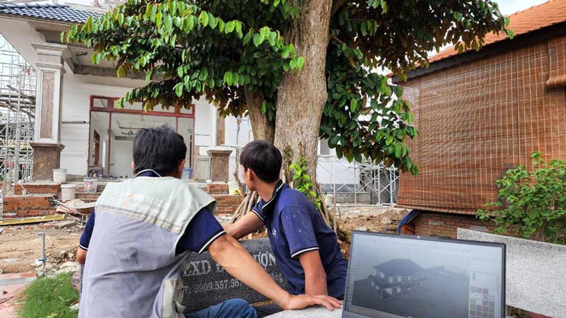 Thi công xây dựng phần hoàn thiện