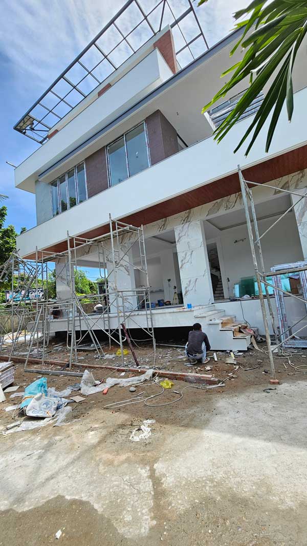 Thi công hoàn thiện nhà phố 2 tầng 8x13