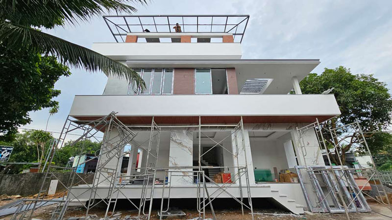 Thi công hoàn thiện nhà phố 2 tầng 8x13