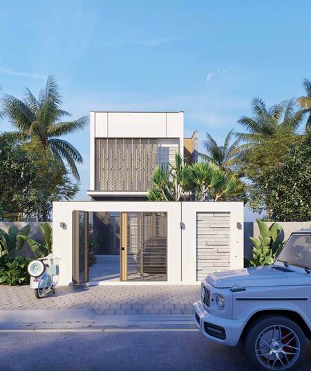 Thiết kế nhà phố 7m dành cho vợ chồng trẻ