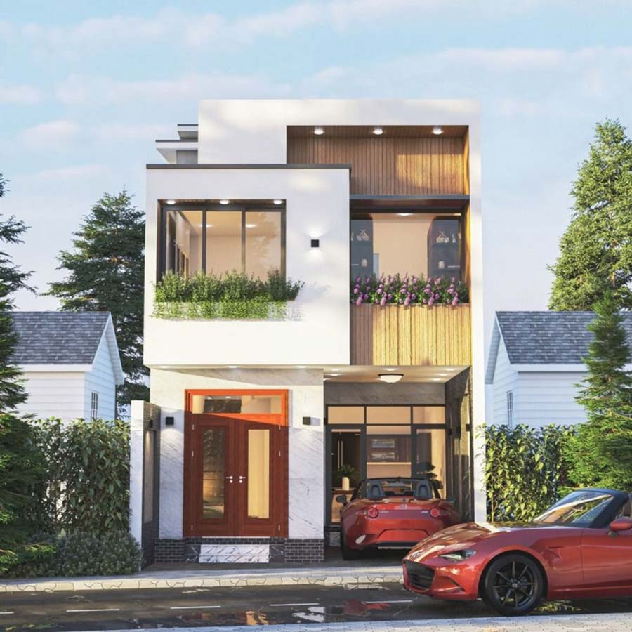 Mẫu thiết kế nhà rộng 7m dài 10m