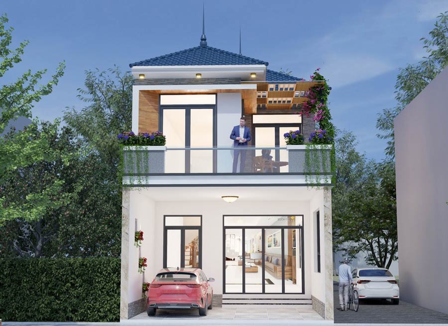 Mẫu thiết kế nhà rộng 7m dài 9m