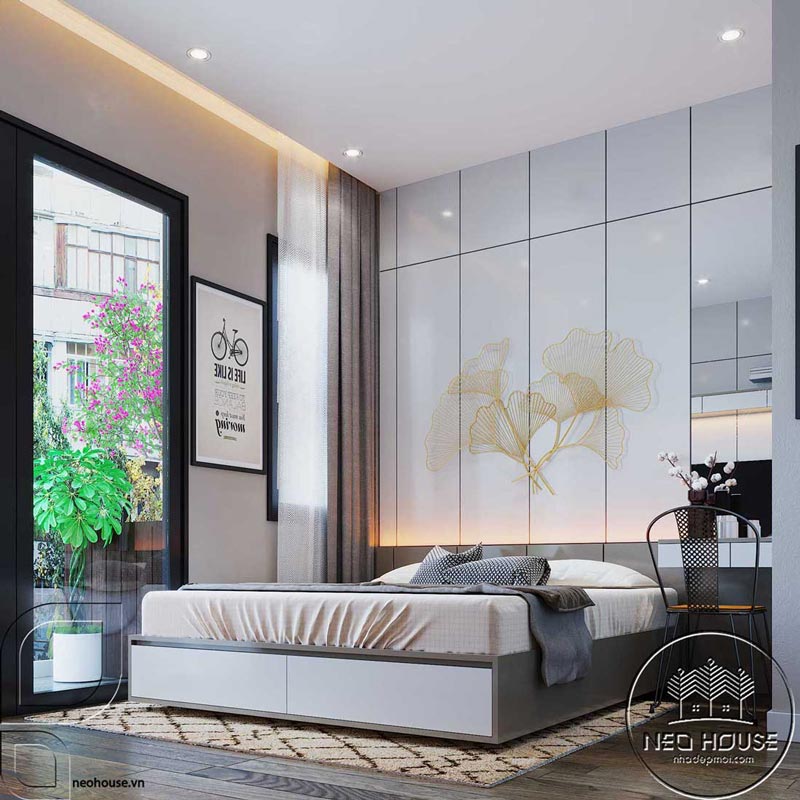 thiet-ke-noi-that-nha-pho-2-tang-3x12m-anh-5 Thiết kế nội thất phòng ngủ master nhà phố 2 tầng 3x12m