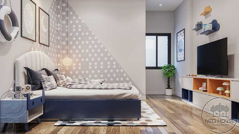 thiet-ke-noi-that-nha-pho-2-tang-3x12m-anh-7 Thiết kế nội thất phòng ngủ bé trai nhà phố 2 tầng 3x12m