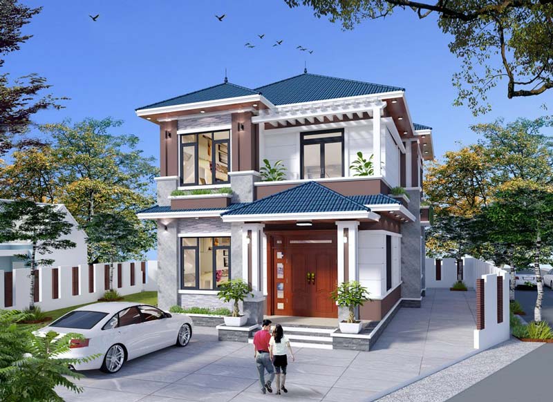 Nhà phố 2 tầng 8x15m