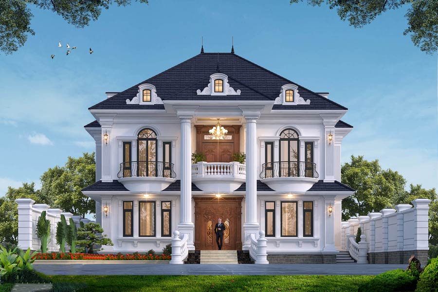 vi-sao-biet-thu-3-tang-tan-co-dien-lai-duong-ua-chuong-5 Đáp ứng không gian sử dụng thoải mái