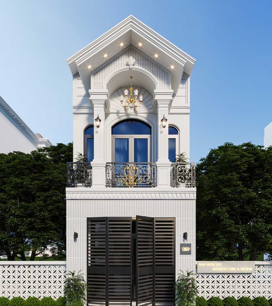 xay-nha-1-tret-1-lau-400-trieu-tan-co-dien-2 Xây nhà 1 trệt 1 lầu 400 triệu tân cổ điển