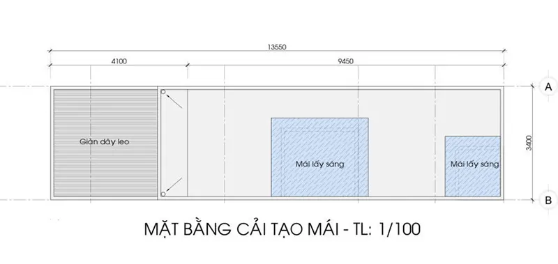 3 mẫu thiết kế nhà 4x13m có thang máy