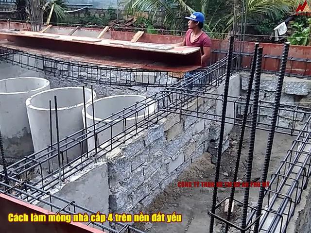 Cách làm móng nhà cấp 4